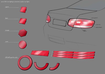 Concept car lights