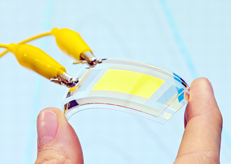Economic potential: flexible OLED lighting systems.