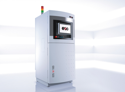 New from EOS: the M100 system for Direct Metal Laser Sintering. 