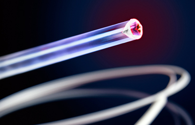 You're so vein: laser-treated optical fibers can be inserted into even smaller veins.