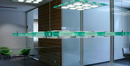 OSRAM and interior design firm Dula jointly developed an OLED ceiling light.