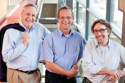 Direct Photonics team: Leif Alexandersson, Stefan Heinemann, and Wolfgang Gries.