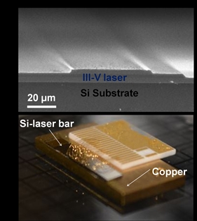 Laser on silicon: photonic integration's 'holy grail'?