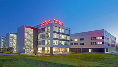 Aixtron's research and development and production facility in Herzogenrath, Germany.