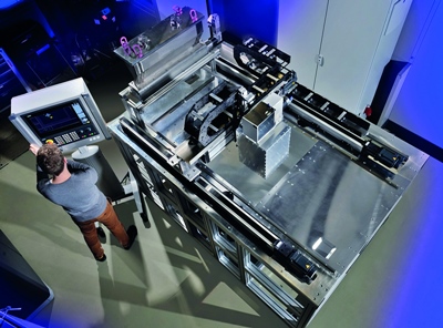 Meter-scale metal 3D printer