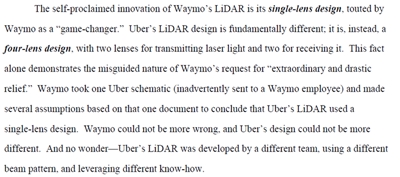 Excerpt from the Uber response (click to enlarge)