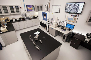 Materials characterization lab, at Sintavia's Davie, Fl base.