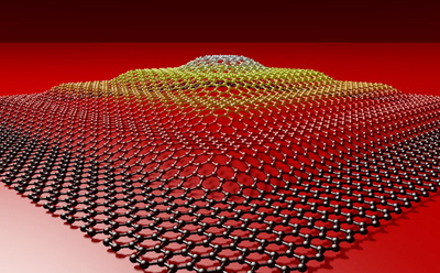 Pyramid made from graphene.