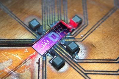 Chip-scale quantum security